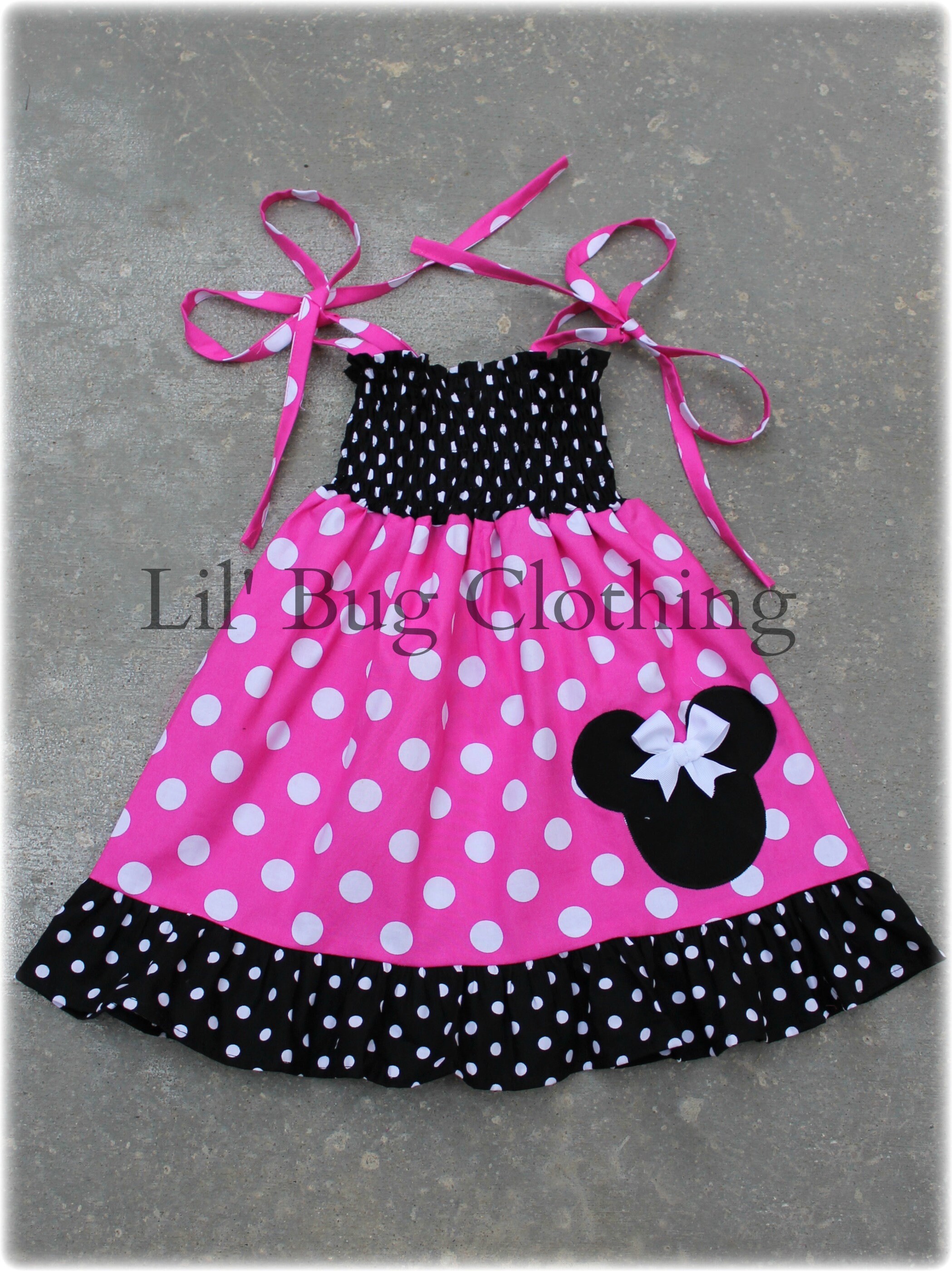 minnie mouse smocked