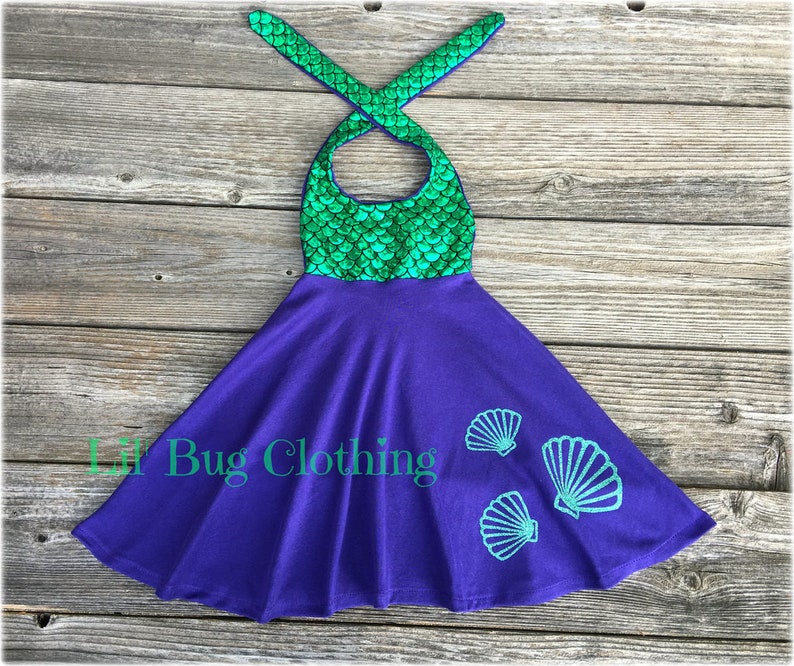 mermaid party dress for girl