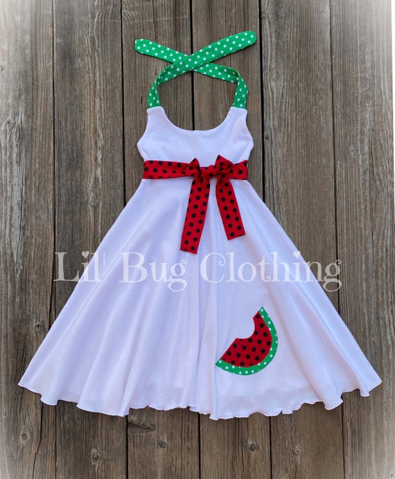 watermelon dress girl