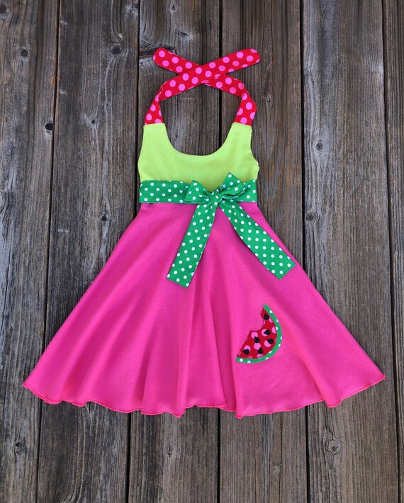 watermelon dress girl