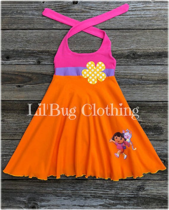 dora birthday dress