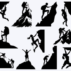 Climbing Man Svg, bergbeklimmen Svg, bergbeklimmer Svg, rotsklimmen Svg, bergbeklimmer Svg, verkennen van Svg, klimmen Shirt Svg-bestand
