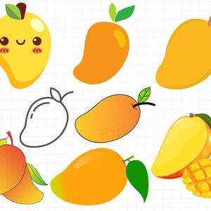 Mango SVG | Mango PNG | Mango Digital herunterladbare | Mango Obst Clip Art | Mango Sofortiger digitaler Download | Mango Digitale Mango Frucht SVG