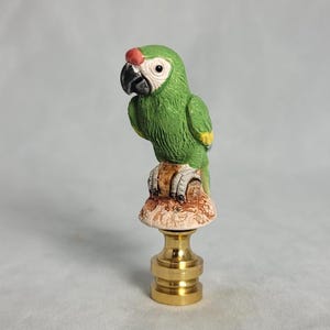 Green Macaw Parrot Electric Lighting Lamp Shade Finial (NEW) - Etsy - Electric For Macaw Aviary Lighting