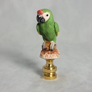 Green Macaw Parrot Electric Lighting Lamp Shade Finial (NEW) - Etsy - Electric For Macaw Aviary Lighting