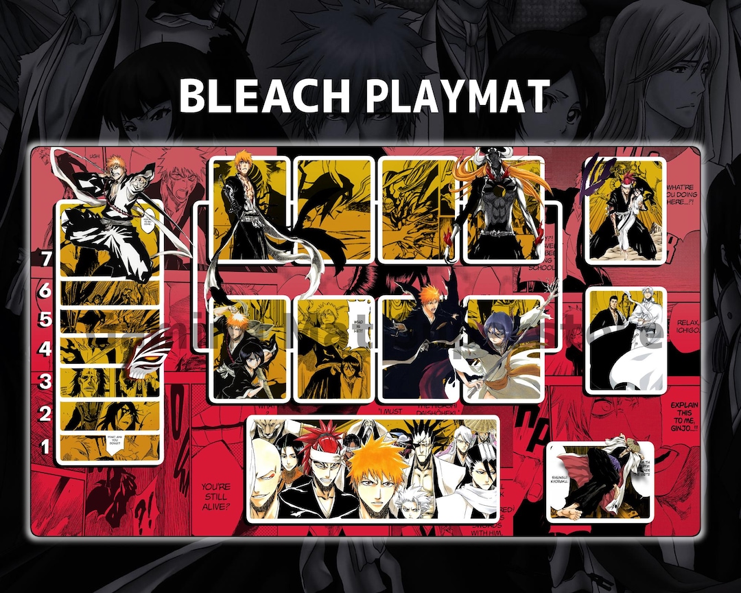 Union Arena TCG Playmat and Half Storage Box Set Bleach