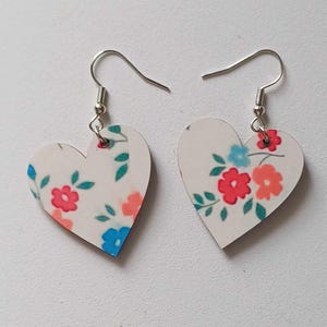 Personalized Heart Earrings