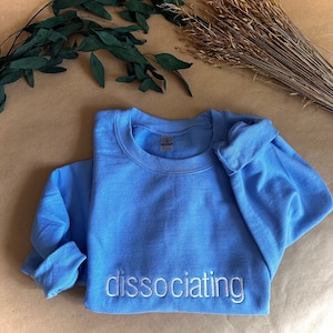 Embroidered Dissociating Sweatshirt