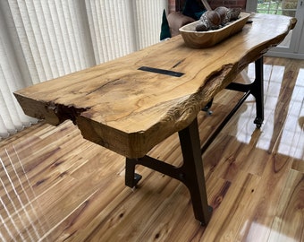 Bespoke table, All with live edges, Solid Vintage