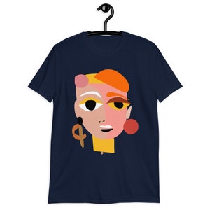 Art Drawing Shirt, Art Lover ShAbstract Tshirt, Line Art Shirt, Trendy Tshirts, Fashion Art Tshirt,Aesthetic Graphic Tee,Colorful Shirt