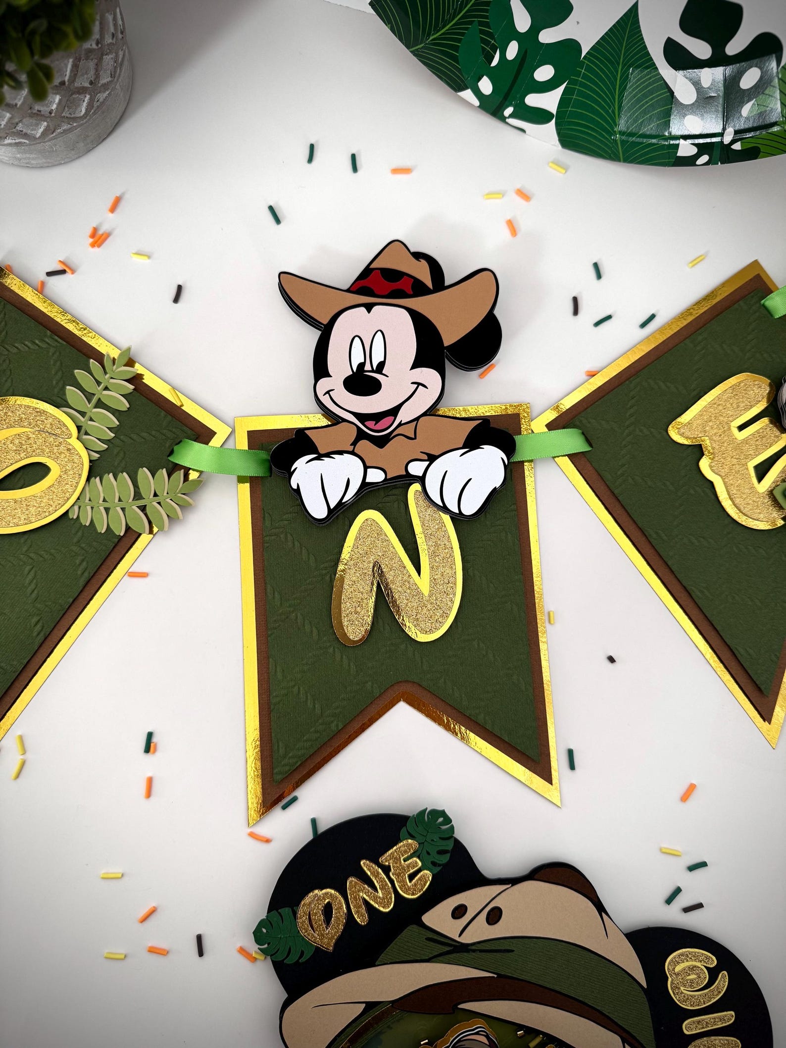 Mickey Mouse Safari Banner | Mickey Mouse Safari Party | Mickey Mouse