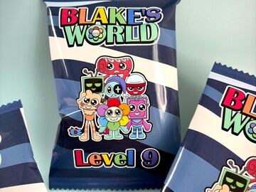 Personalized Dandys world Cake Topper | Shaker Cake Topper | Dandys world Theme Birthday Decor |  Dandys world Cake Topper with light