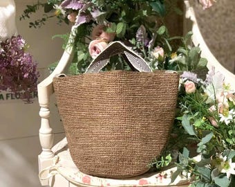 Kleine Größe Strohtasche Mehrere Farben Crossbody Tragen - Raffia Handtasche Sommer für Frauen, einzigartige Geschenke für sie