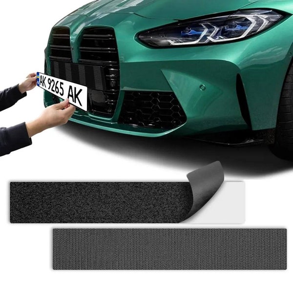 Frameless License Plate Mount Slim Tapes (2 Plates)