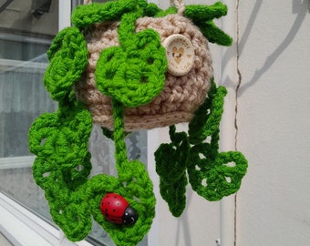 Crochet Hanging Plant Handmade Gift