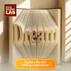 DREAM Bearbeitbare Buchfaltvorlage – 230 Falten – Bearbeitbares Excel-Faltdiagramm + PDF-Anleitung + Bonusmuster + PRO-Rechner