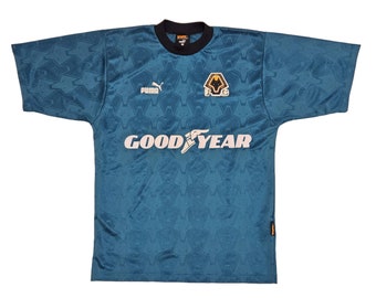 Koszulka Piłkarska Wolves Puma Sportowa Vintage T-Shirt 1996-97 rozmiar M Oryginał