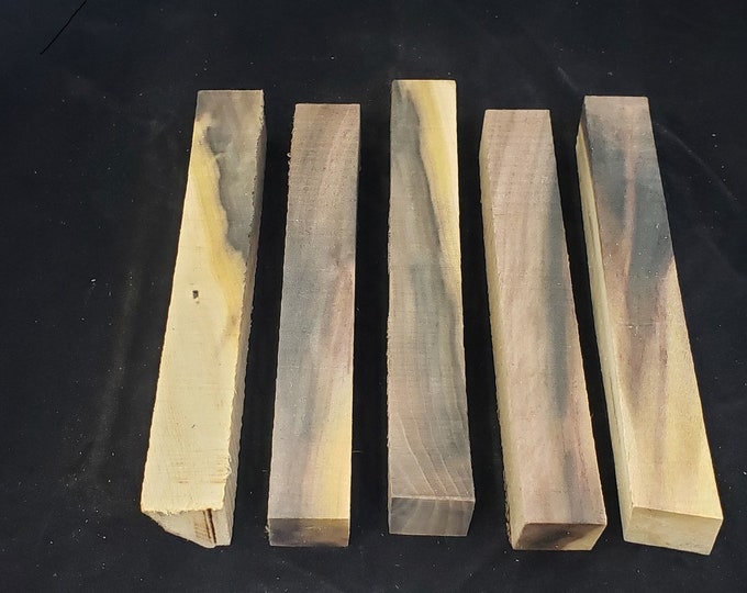 5 Rainbow Poplar Pen Blanks Etsy