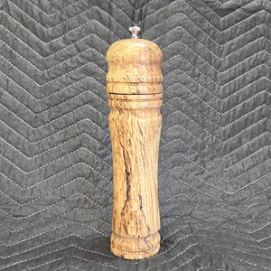 Pepper Grinder Mill Made from Spalted Ash Wood