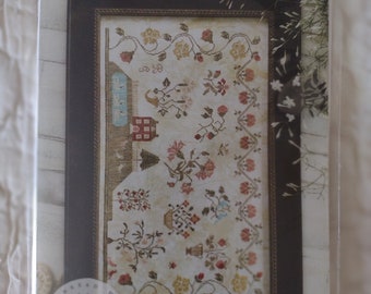 Brenda Gervais Designs Counted Cross Stitch Pattern Manor at Quaker Hill Primitive With Thy Needle and Thread