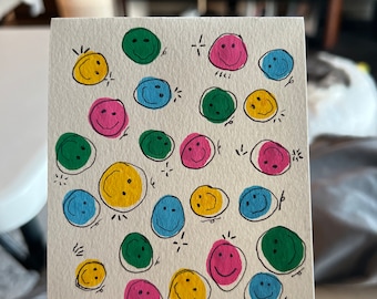 Blank Card Smiley Face