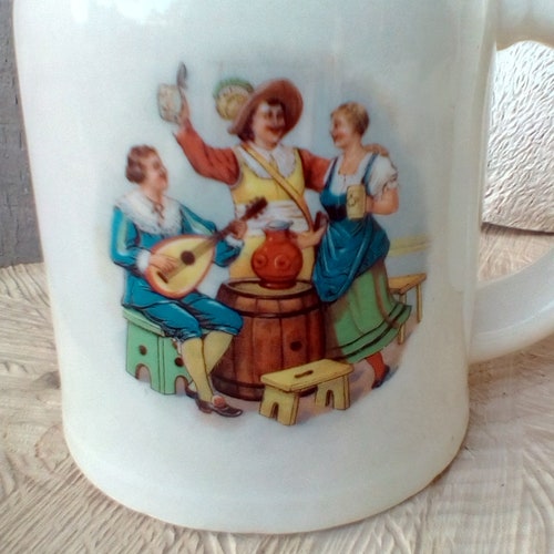 Shops Erphila beer steins, Czecho-slovakia, 1/2 L, set of 6, all different