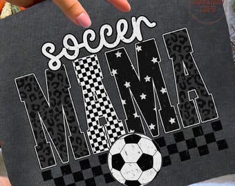 Retro Soccer PNG: Soccer Mom Shirt Design (Digital Download)