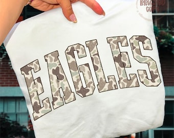 Eagles Png, Camo Png, Trendy Eagles Mascot Png, Eagles School Spirit Png, Eagles Mama Shirt Design, Team Mascot Png School Mascot Shirt