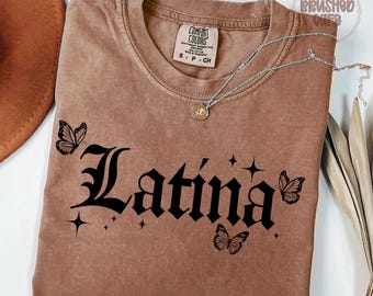 Latina PNG: Mexican Shirt Sublimation Design (Digital Download)