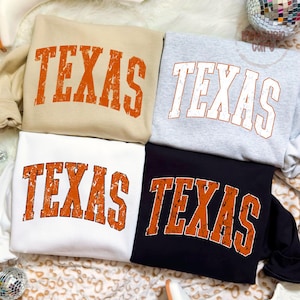 Burnt Orange Texas PNG: Distressed Varsity Bundle Game Day Shirt Design (Digital Download)