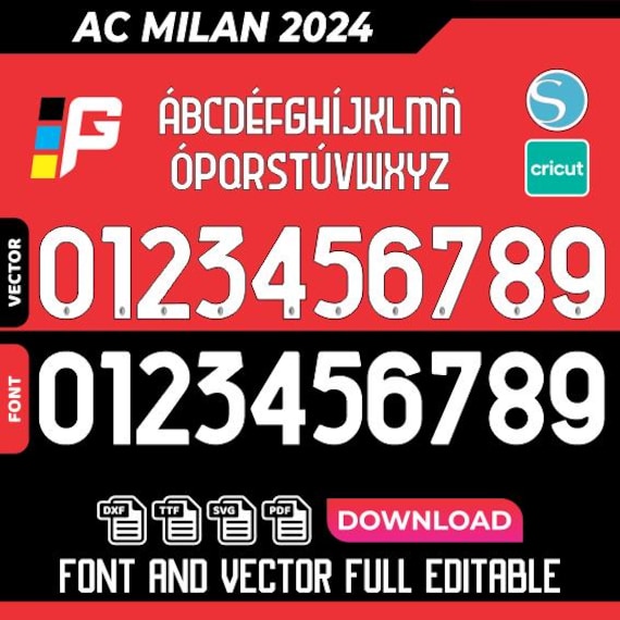 Fuente Del Ac Milan Ac Milan — Custom Type Elliott Amblard
