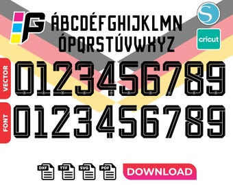 Font vector Alemania 2026 Mundial vector, svg, pdf, ttf.