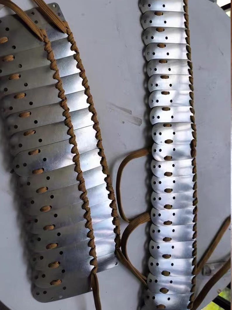 Stainless Steel Lamellar Armor Plates: DIY Cosplay Replacement Scales ...