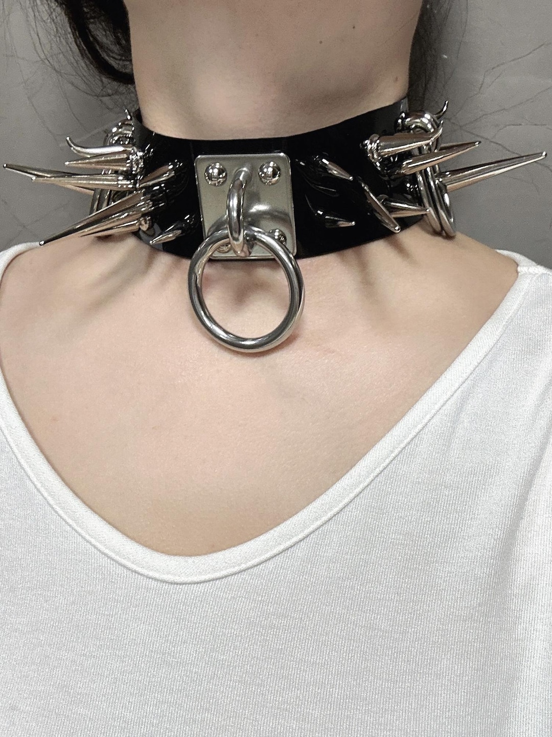 Splach Choker in Red Patent main image 0