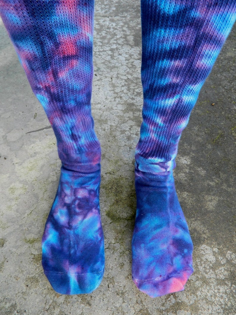 Starry Nite Thigh High Leg Warmer Socks | Etsy