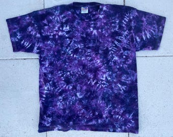 I Love Purple Galactic Tie-dyed T-shirt in 2 fabric choices
