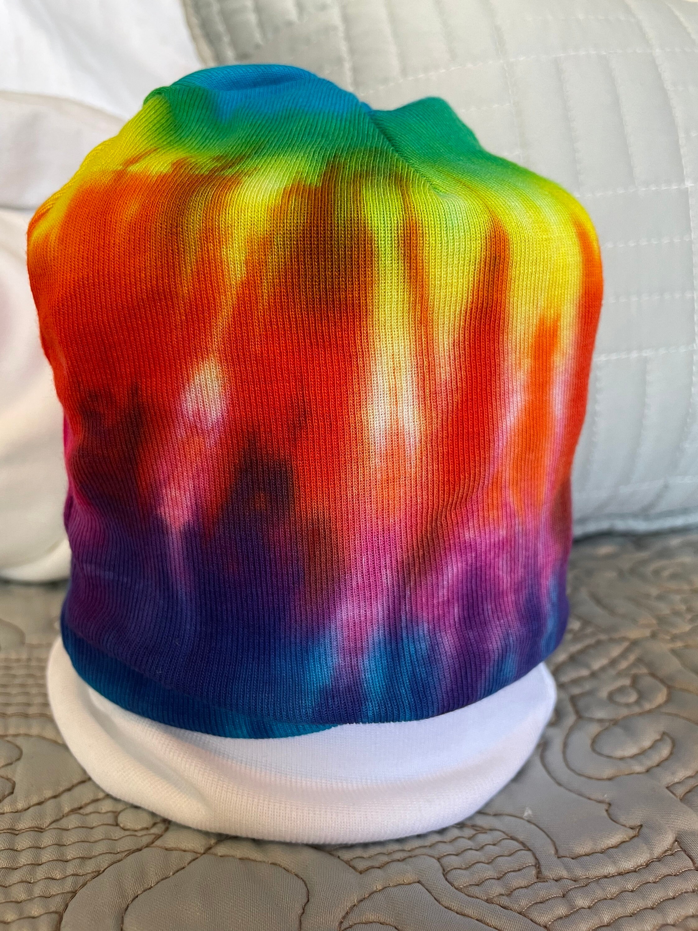 Rainbow Baby Tiedyed Hat