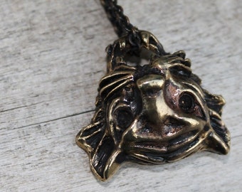 Sirius Lux - Jungle Panther Necklace - Brass Panther Pendant