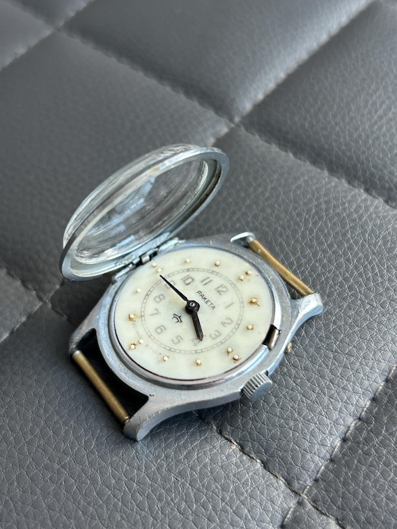 Raketa for Blind Men's Mechanical Wristwatch Braille Dial Vintage Soviet