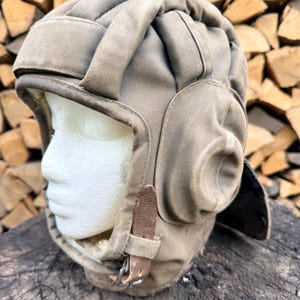 HJÄLM Original Vintage Sovjetunionen USSR tankman Tank Cap