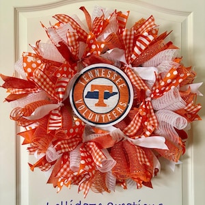 University of Tennessee Volunteers Spirit Wreath