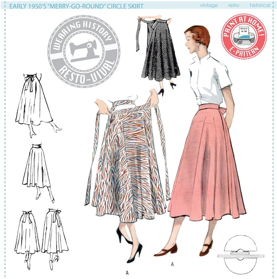 Vintage circle top skirt uk