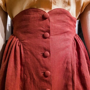 E-Pattern 1950s Leslie Skirt Pattern Sizes 24-40 Waist Wearing History PDF Download Pattern 50s Cottage Style image 3