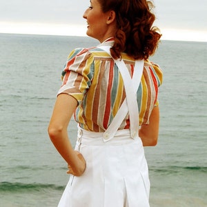 E-Pattern Rita Pleated Shorts Late 1930s 1940s Style Wearing History PDF Download image 3