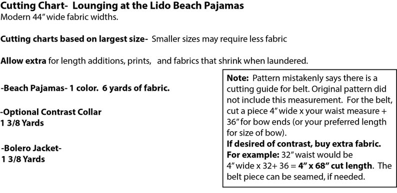 PRINTED PATTERN Lounging at the Lido 1930s Beach or Lounging Pajamas and Eton Jacket Wearing History image 4