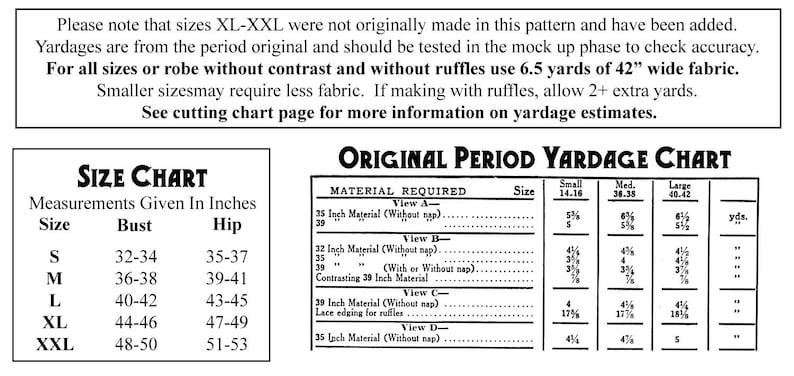 E-Pattern-Louise Late 1920s Negligee Robe Pattern Wearing History PDF 1920s 20s Flapper Lingerie image 3