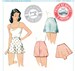 E-Pattern- 1940s Panties & Bloomers- Wearing History PDF Vintage Sewing Pattern 