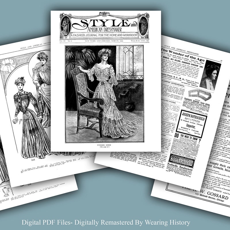 1905 Fashion Magazine - Etsy