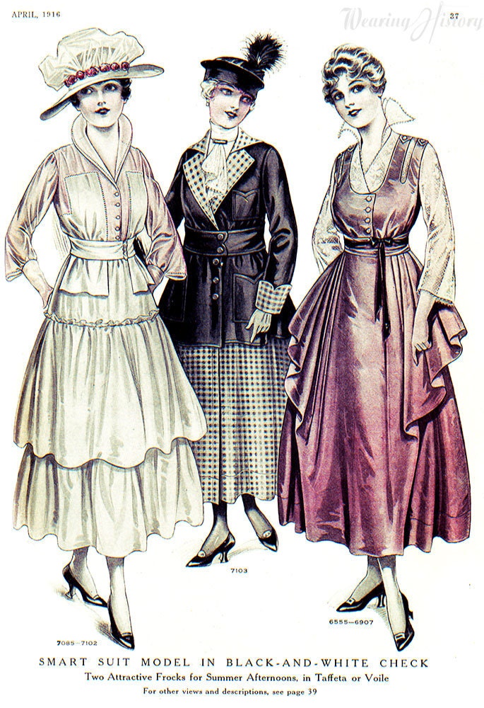E-Pattern- 1910s JACKET- Circa 1916 - Wearing History PDF