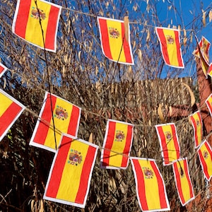 Guirnalda de la bandera de España